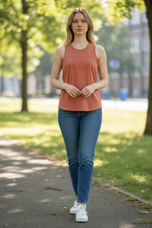 Women's Everlast Tank Top - Size 14 - Coral - Pre-Loved